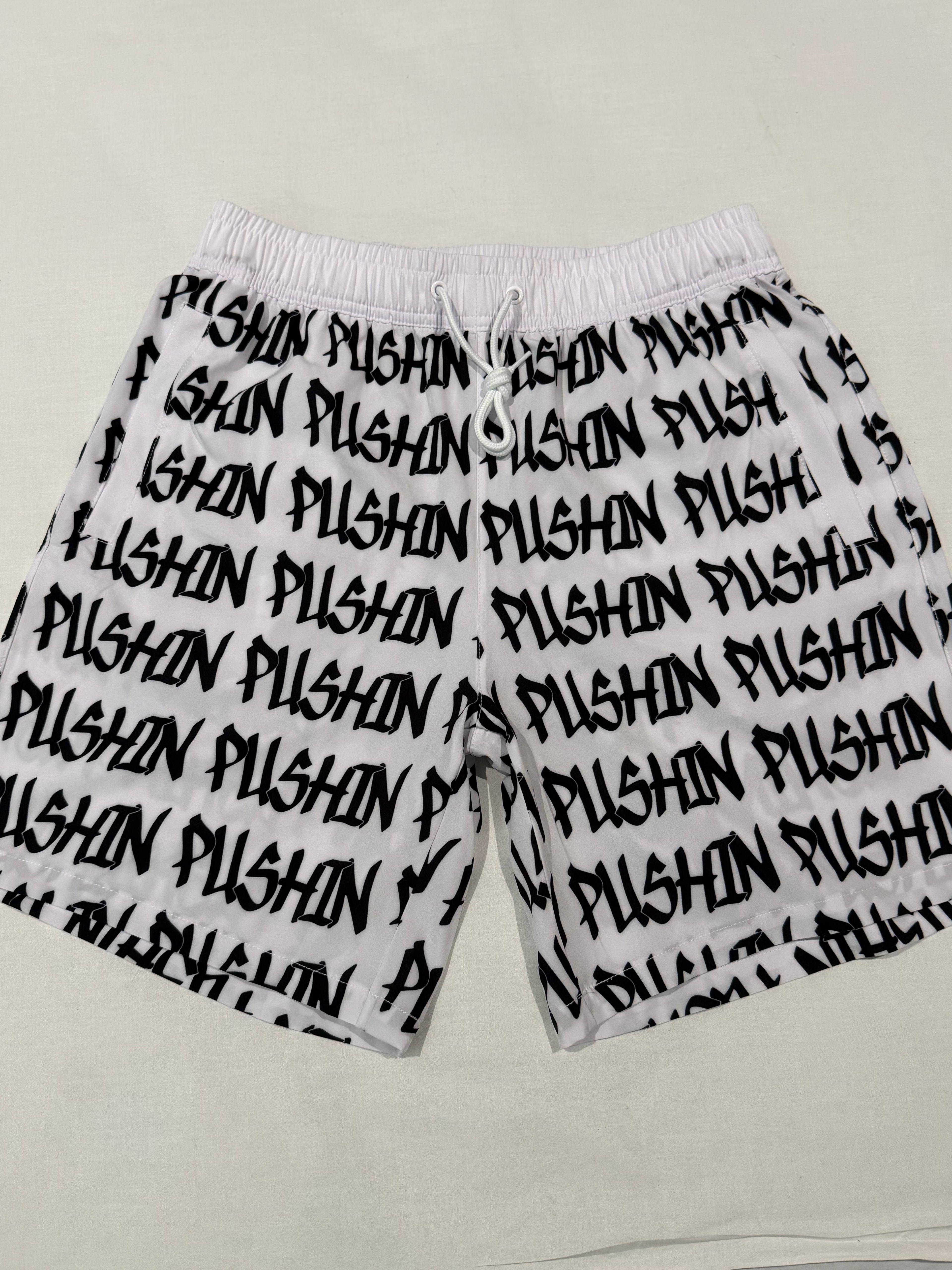 PUSHIN Swiming Shorts White